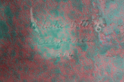 Artistic Pottery (California, USA) Turquoise and Pink Ceramic Vanity Tray