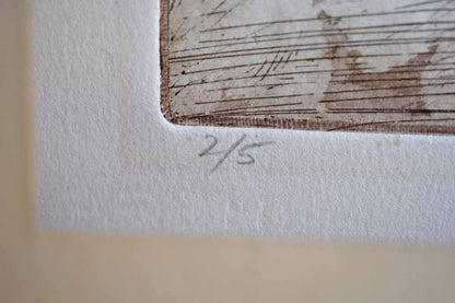 Original Signed Serigraph of Old Storage Vessels (PICKUP ONLY)