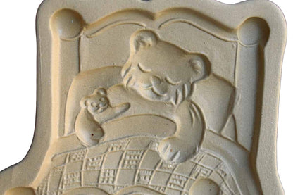 Brown Bag Cookie Art (New Hampshire, USA) 1989 Bear in Bed Cookie Mold