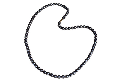 Metallic Hematite Necklace with Barrel Clasp