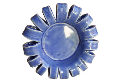 Funky Blue Ceramic Coaster Made by a Child?