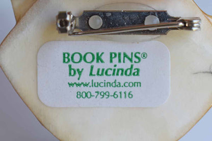 "Books are Fun" Book Pins by Lucinda