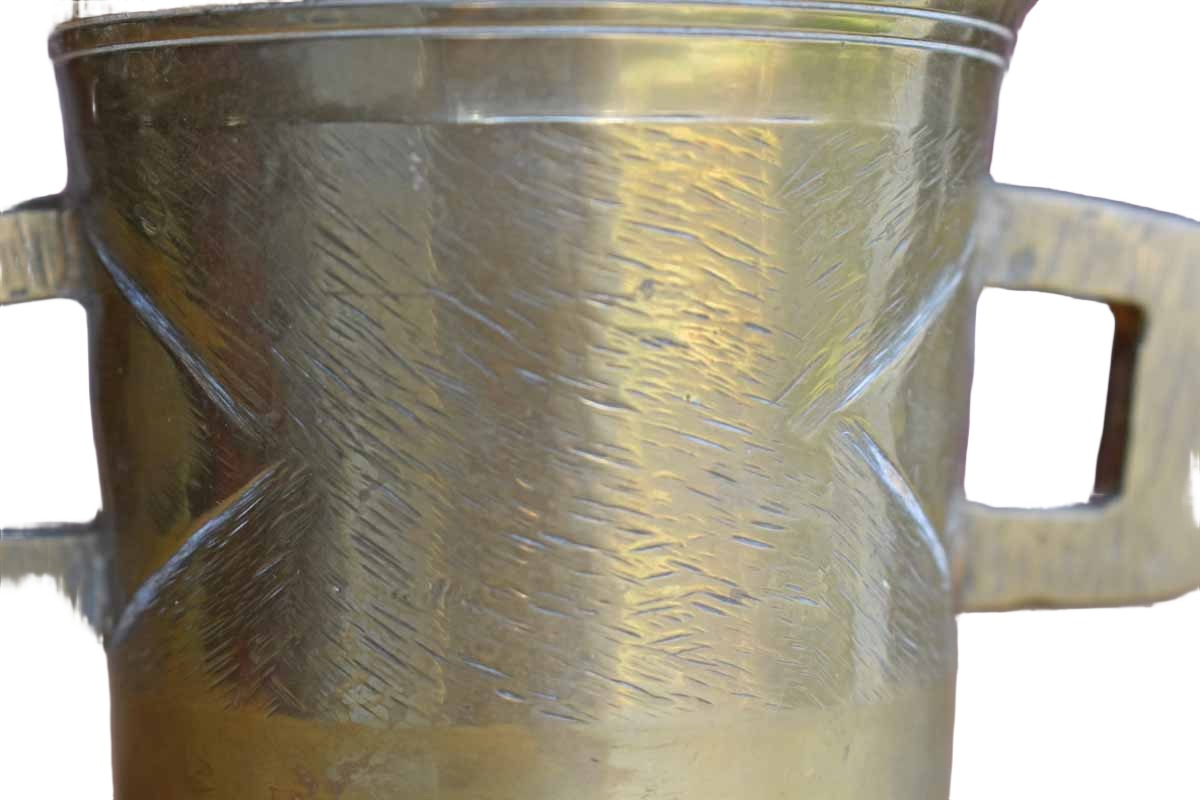 Heavy Brass Cup with Handles