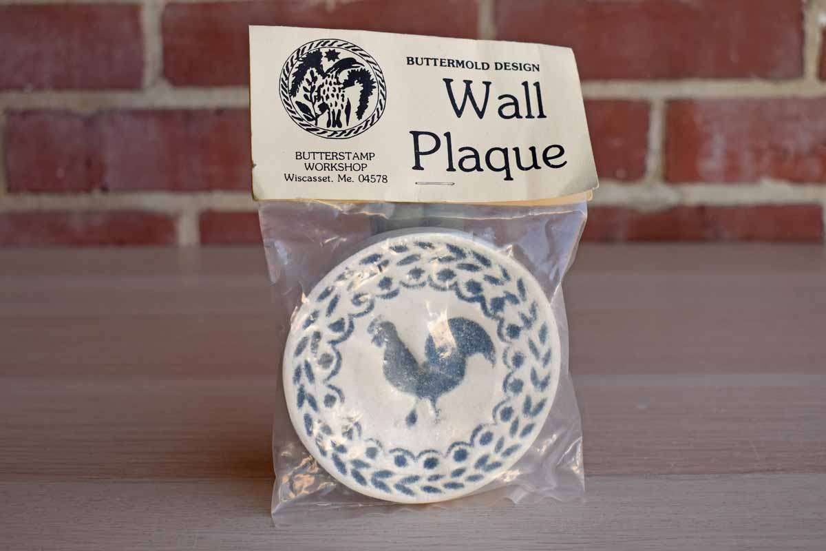 Butterstamp Workshop (Maine, USA) Buttermold Wall Plaque of a Chicken