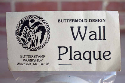 Butterstamp Workshop (Maine, USA) Buttermold Wall Plaque of a Chicken