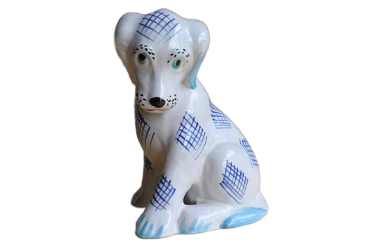 Ceramic Puppy Coin Bank, Made in Italy