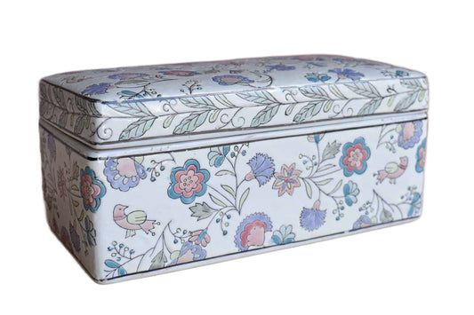 Jena Hall Designed for Toyo (China) Folk Art-Inspired Ceramic Box