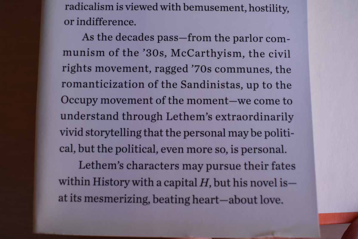 Dissident Gardens by Jonathan Lethem