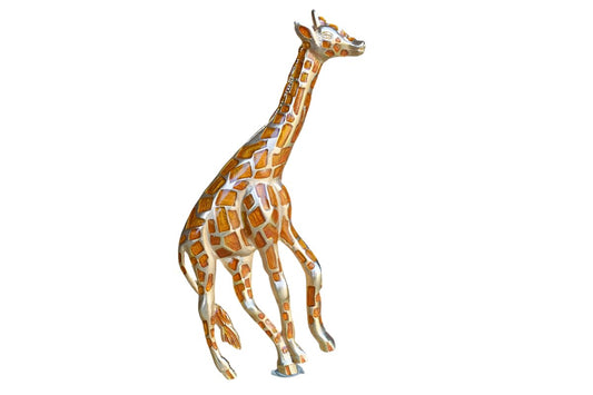 Large Metal Giraffe Brooch