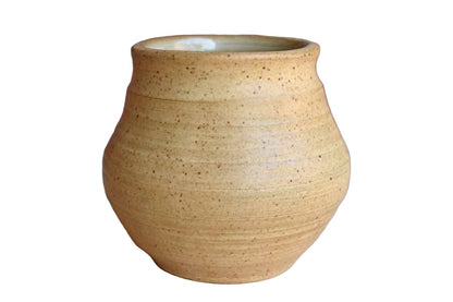 Speckled Gold Handmade Stoneware Vase