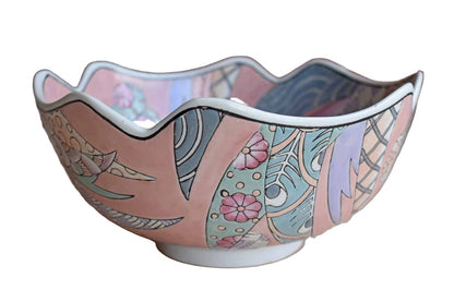 Heygill Imports "Dynasty" Hand Painted Bowl