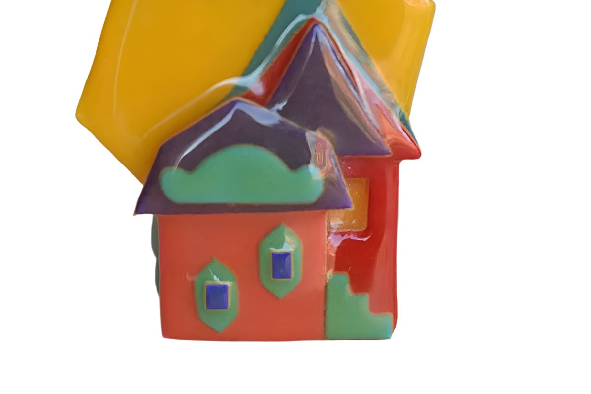 House Pins by Lucinda (Maine, USA) House Brooch
