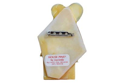 House Pins by Lucinda (Maine, USA) House Brooch
