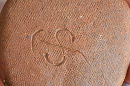 Thirteen Handmade Stoneware Leaves