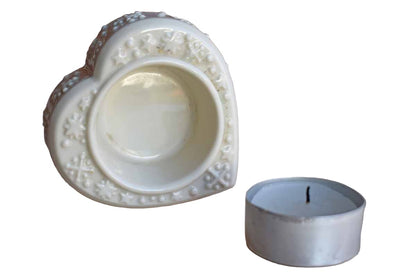 Lenox (China) Heart-Shaped Tea Light Holder