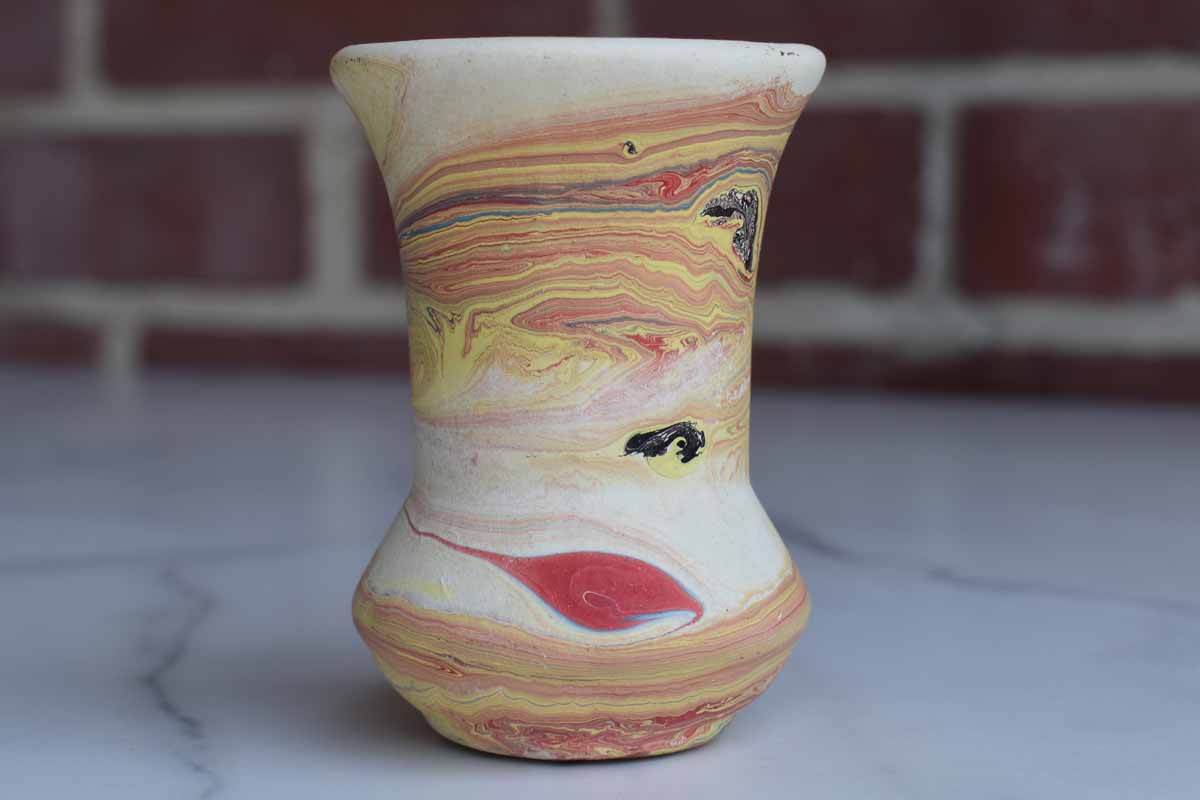 Little Unsigned Ceramic Vase Resembling Nemadji