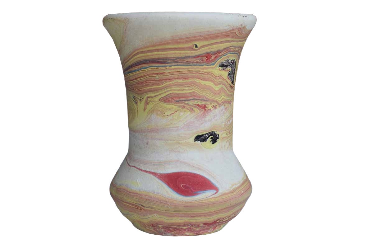 Little Unsigned Ceramic Vase Resembling Nemadji