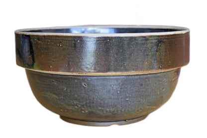 Big Old Blackish-Brown Ceramic Multi-Purpose Bowl