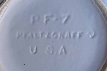 Pfaltzgraff (Pennsylvania, USA) White Ribbed Pedestal Planter