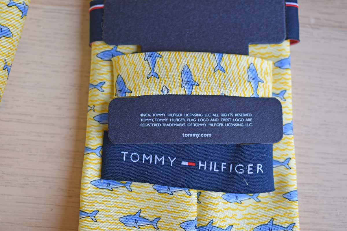 Tommy Hilfiger Silk Tie with Sharks