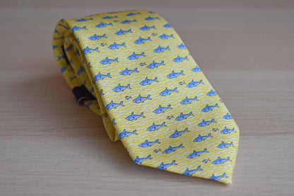 Tommy Hilfiger Silk Tie with Sharks