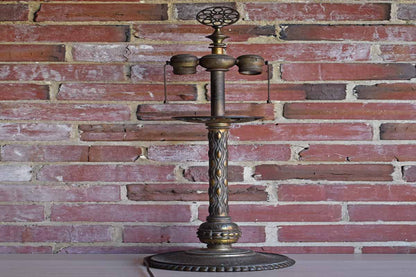 Heavy VERY OLD Bronze Lamp (Pickup Only)