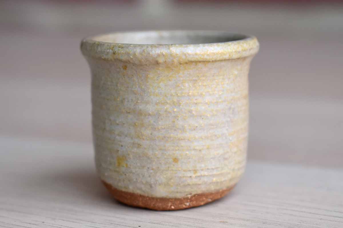 Tiny Handmade Brown Stoneware Bowl