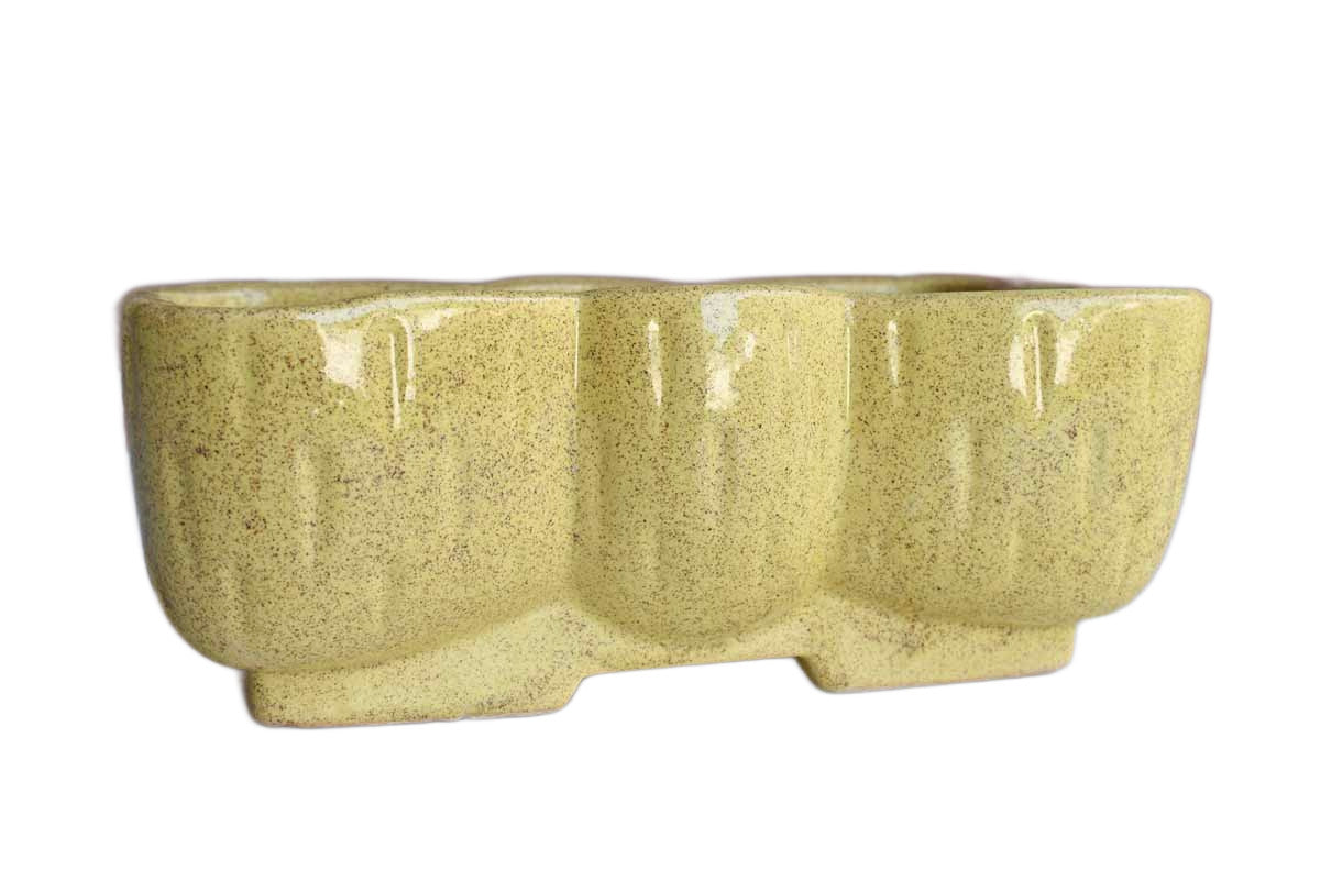 UPCO 105-7 Speckled Yellow Bowtie Planter