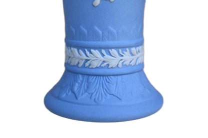 Wedgeood (England) Blue Jasperware Dancing Hours? Bud Vase