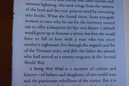 A Strong West Wind by Gail Caldwell