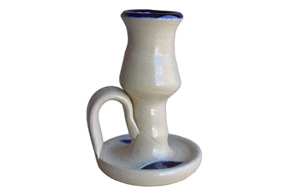 Williamsburg Pottery (Virginia, USA) Simple Little Salt Glazed Stoneware Chamberstick